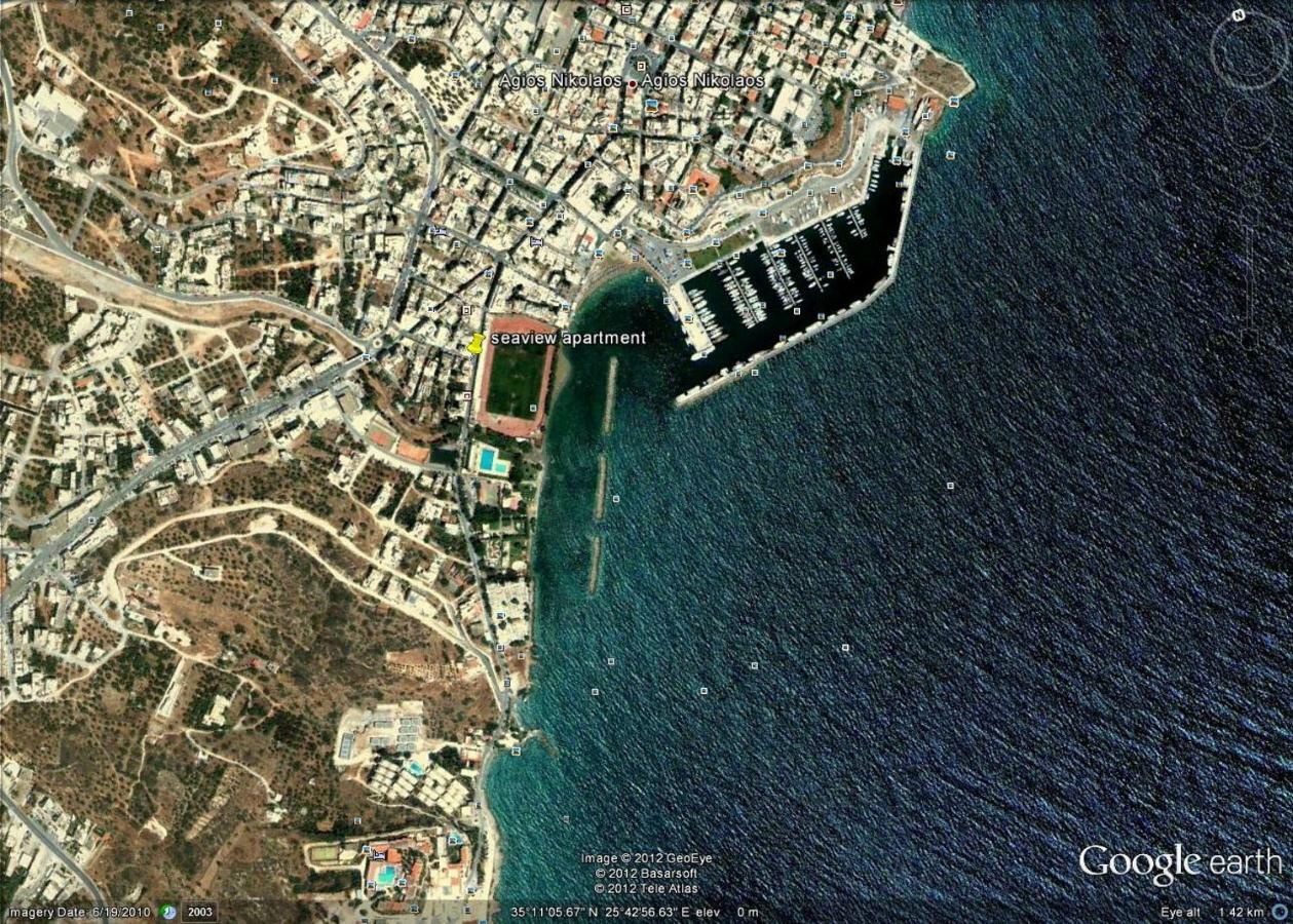 Stunning Seaview Town Apartment Ágios Nikólaos Exteriér fotografie